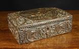 A Small Early 19th Century Copper Clad Box of rectangular form with slightly domed lid centred by an