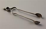 A Pair of Silver Sugar Tongs possibly Late 17th Century by Pierre Harrache.