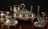 A Collection of Silver Plated Wares: A Dixon & Sons Sheffield plated lidded entree dish, a tureen