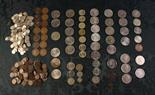 A Large Collection of Old Coins: Six American Silver Dollars dated 1878, 1879, 1880, 1923, 1924 &