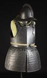 A Cromwellian Pikeman's Suit of Armour: A helmet, breast plate and back plate Circa 1630, with later