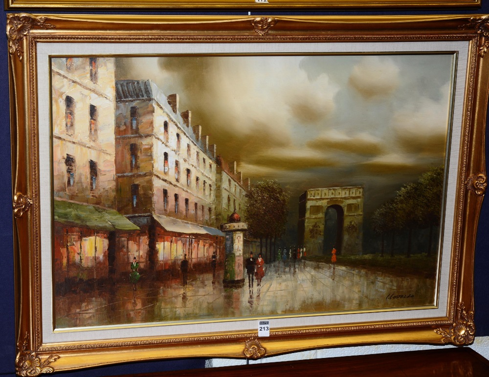 (ARR) I Costello (Contemporary) 'The Arc de Triomphe' Oil on canvas