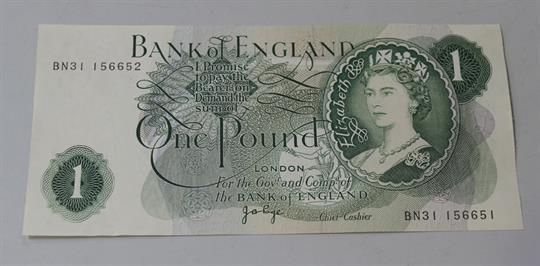 Dating bank of england notes
