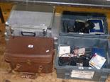 Camera equipment, cases, flash guns