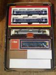Box of model diesel locomotives