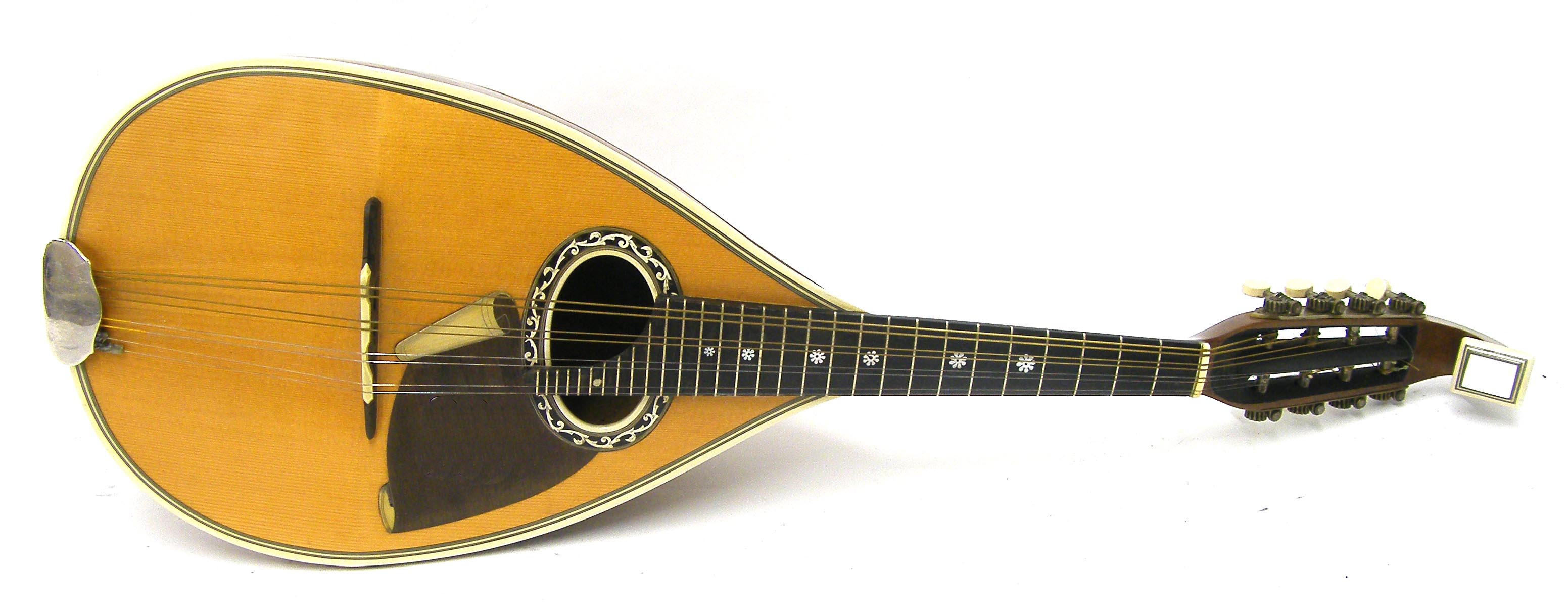 Fine Neapolitan mandolin by and labelled Luigi Embergher. Roma, Anno