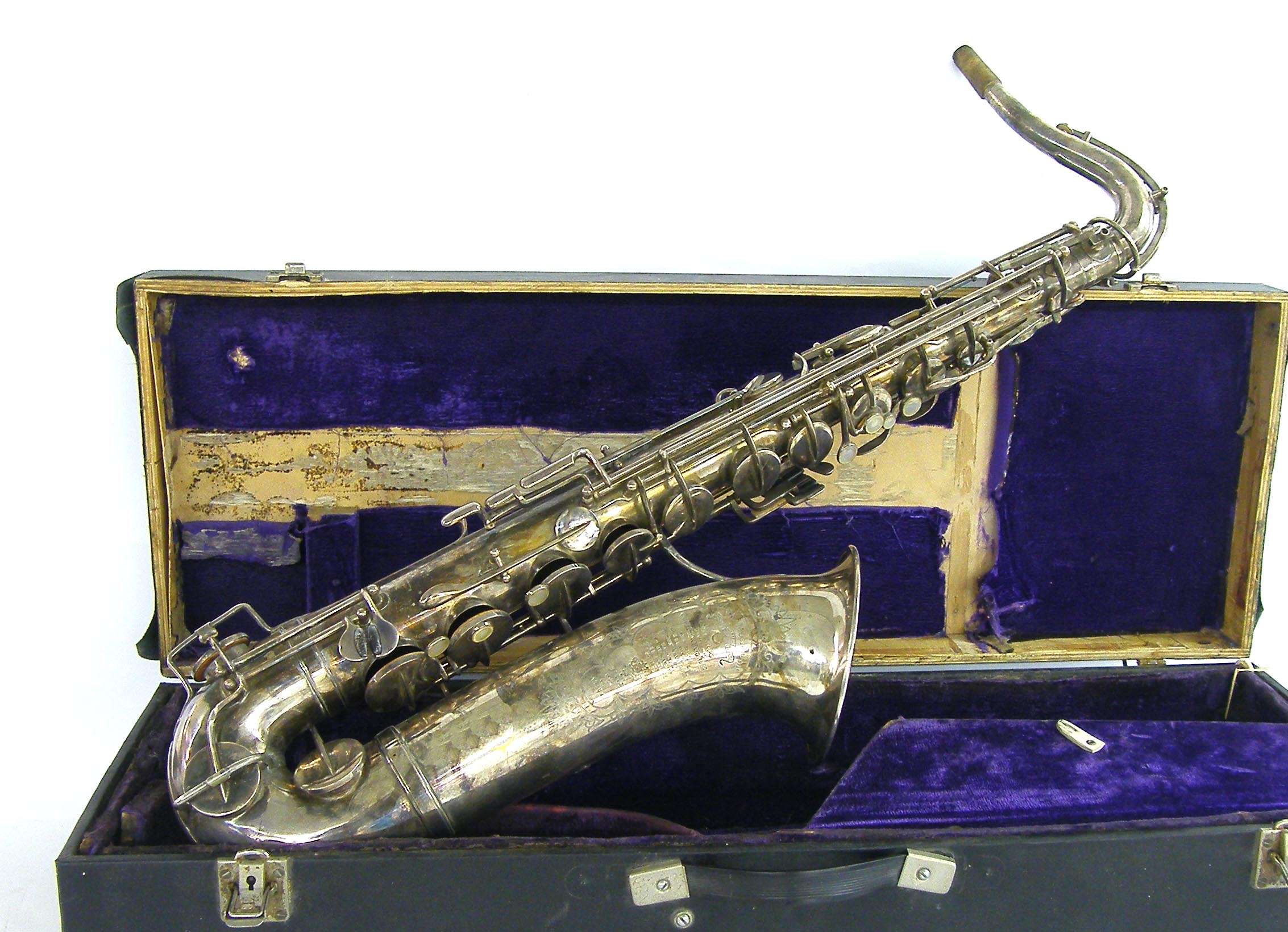 Couesnon & Cie SuperMonopole silver plated tenor saxophone, nos. 53343