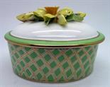 A Royal Crown Derby trinket pot, The Four Seasons, Spring