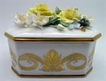 A Royal Crown Derby trinket pot, signed S.P. Slack, second
