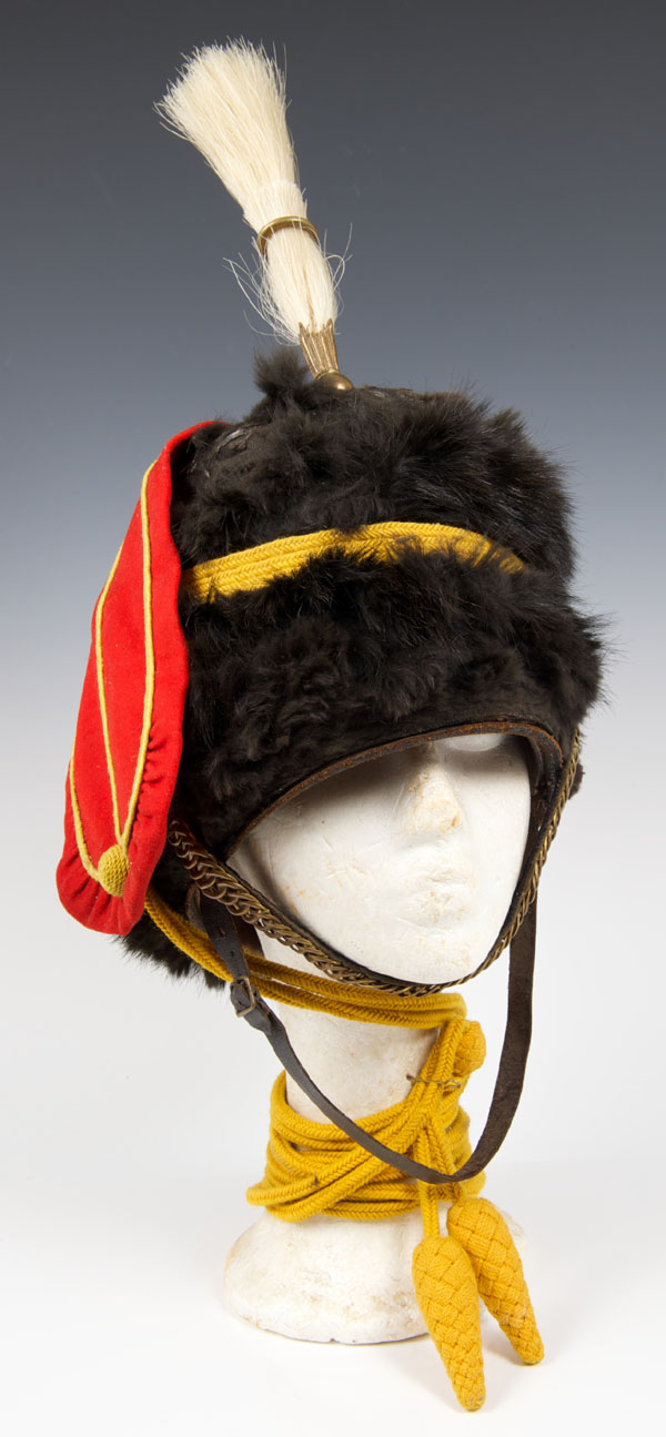 Victorian Hussar troopers' busby by Cater & Co., 56 Pall Mall, London