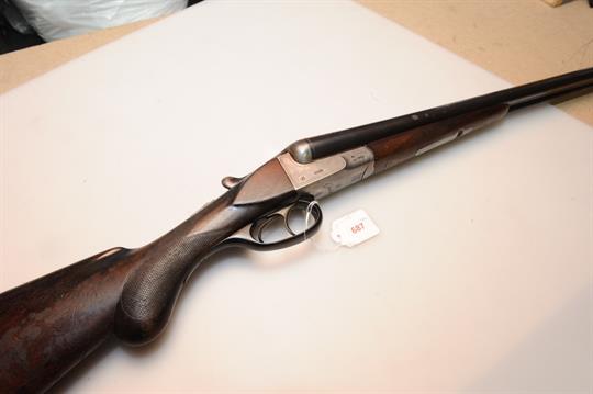 Shotgun Geco S B S 12 Gauge Ejector Shotgun 29 Barrel 2 1 2 Chamber Nitro Proof Box Lock A shotgun geco s b s 12 gauge ejector