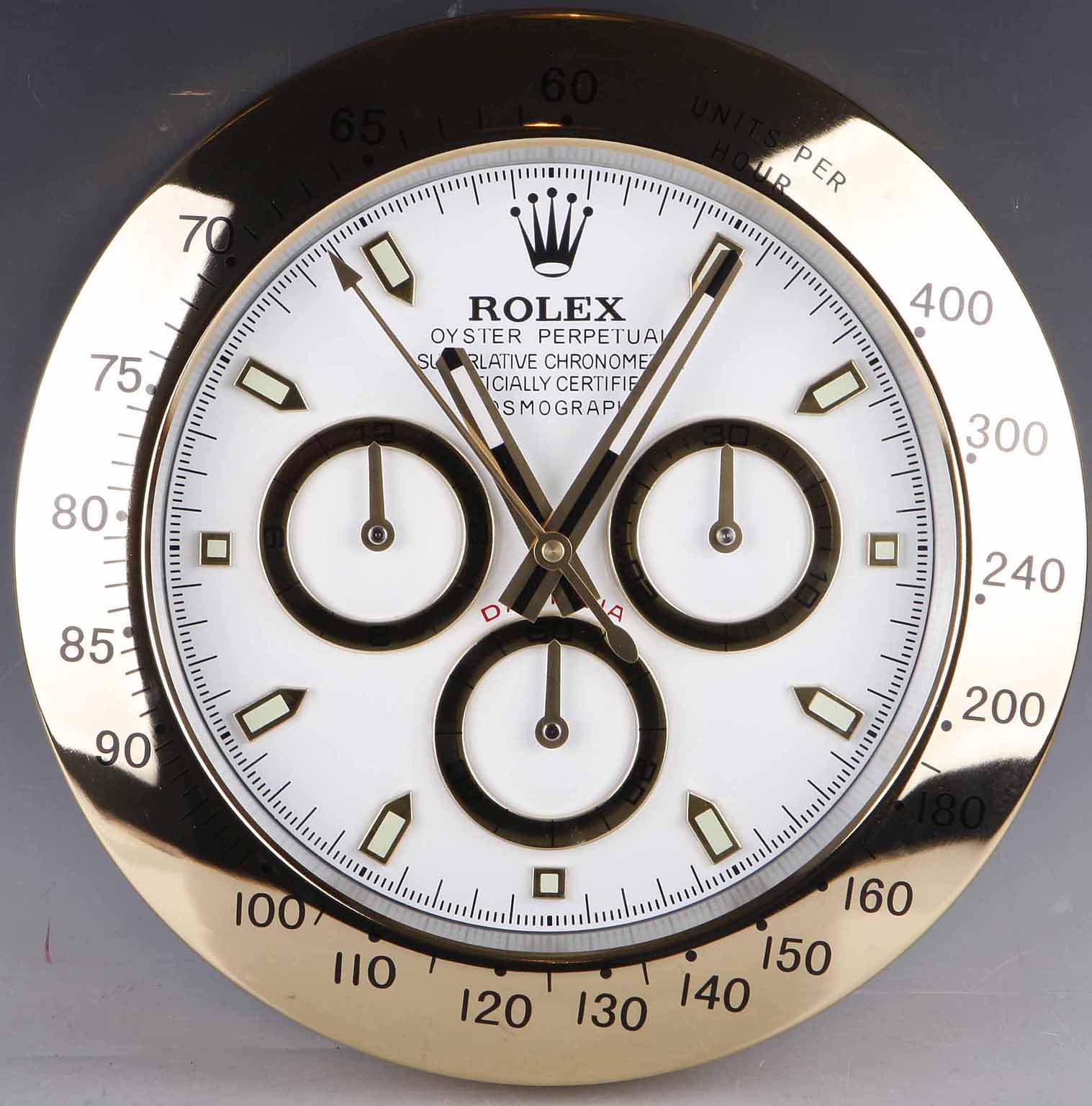 A Rolex Oyster perpetual Daytona dealer display clock (A6409), with