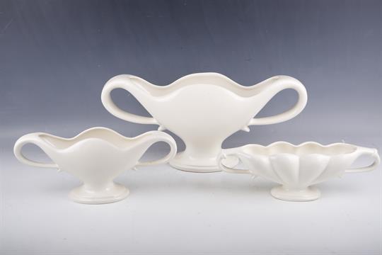 A Fulham Pottery Vase Designed By Constance Spry Together With