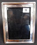 Silver rectangular photograph frame, height 8.75”, Birmingham 1919.