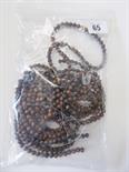 Bag of tigers eyes stone uniform carved beads.