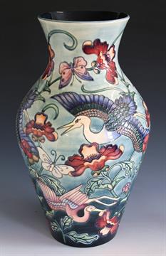 A Large And Impressive Moorcroft Vase Rachel Bishop Kyoto Design