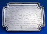 A George VI silver salver - of Royal Guernsey Golf Club interest Adie Bros. Ltd., Birmingham 1937,