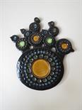 A Gustavsberg ceramic wall plaque by Britt Louise Sundell