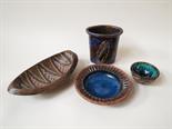 Four items of Swedish ceramic including Ninnie Forsgren and Szilasi