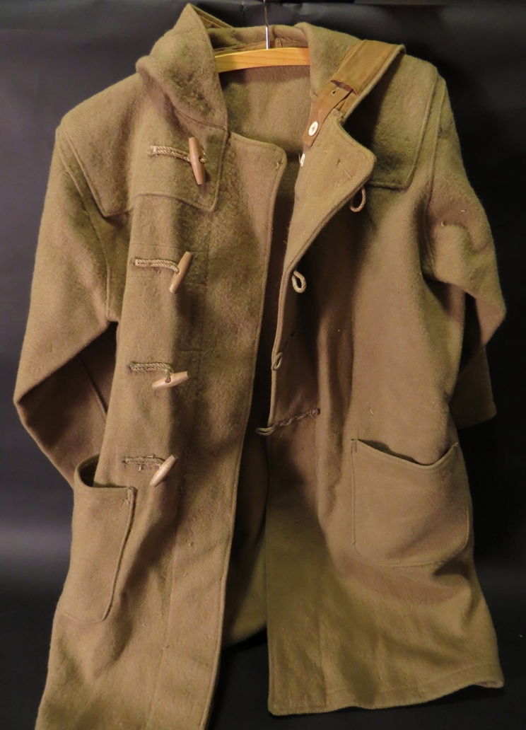 A WWII Merchant Marine duffle coat (a/f)