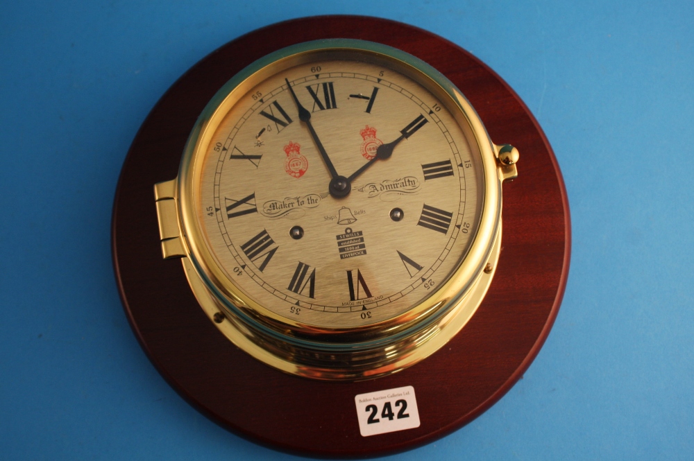 A modern Sewills ship`s clock.