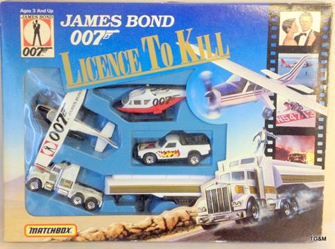 james bond matchbox
