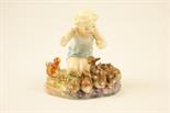 Royal Worcester figure `Woodland Dance`, circa 1962, modelled by F G Doughty, decorated in
