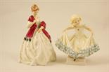 Royal Worcester figure `Masquerade` modelled by F G Doughty, decorated in colours, 15.5cm, also