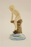 Royal Worcester figure `Water Baby` modelled by F G Doughty, circa 1941, decorated in colours,