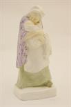 Rare Royal Doulton trial figure `Motherhood`, circa 1921-38, decorated by F Clayton, finished in