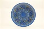 Charlotte Rhead blue glazed plaque, pattern number 5391, signature mark and pattern number, 32cm