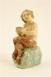 Unusual hand crafted figure of Pan in the style of Charles Vyse, by Christobel Goodwin of Bexhill,