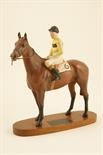 Beswick Connoisseur model `Arkle with Pat Taaffe up`, designed by Arthur Gredington, issued 1970-