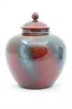 Royal Doulton limited edition flambe Canton ginger jar, numbered 57/250, reproduced from the Royal