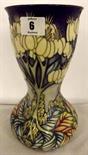 MOORCROFT; limited edition double baluster vase "Exotic Tree" pattern signed E.Bossons 2002, 10"