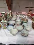 ORIENTAL PORCELAIN,  a large collection of mainly 19th Century oriental teaware (mainly damaged)