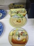 DOULTON SERIES-WARE, 2 sandwich plates, rectangular dish & Bill Sykes plate; together with 4 similar