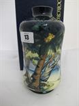 MOORCROFT ``Kiribati`` pattern waisted 9`` vase