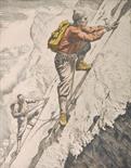 Henry Wilkinson (1921-2011) British. ‘Mountaineering’, Engraving, Signed and numbered 17/180 in