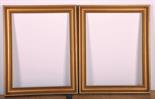 20th Century English School. A Gilt Frame, 18” x 14”, a pair (2).
