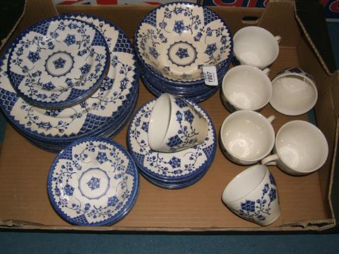 A quantity of English Ironstone Tableware in \'Romance\' pattern ... A quantity of English Ironstone Tableware in \'Romance\' pattern ...
