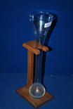 A Half Yard of Ale glass on stand.