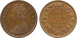 The David Fore Collection. Coins of British India. Copper Original Proof 1/12-Anna, 1862, obv