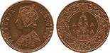 The David Fore Collection. Coins of British India. Copper Original Proof 1/12-Anna, 1892C, obv