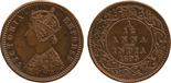 The David Fore Collection. Coins of British India. Copper Original Proof 1/12-Anna, 1893C, obv