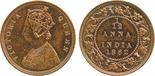 The David Fore Collection. Coins of British India. Copper Early Proof Restrike 1/12-Anna, 1862,