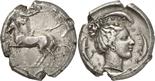 ANCIENT COINS. GREEK. Sicily, Syracuse (second Democracy, 466-405 B.C.), Silver Tetradrachm, 17.41g,