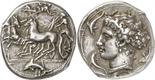 ANCIENT COINS. GREEK. Sicily, Syracuse, Dionysios I (c.405-367 B.C.), Silver Tetradrachm, 17.32g,
