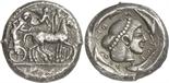 ANCIENT COINS. GREEK. Sicily, Syracuse (Deinomenid Tyranny, 485-466 B.C.), Silver Tetradrachm, 16.