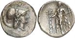 ANCIENT COINS. GREEK. Lucania, Herakleia (c.281-278 B.C.), Silver Stater, 6.36g, 1h. Head of
